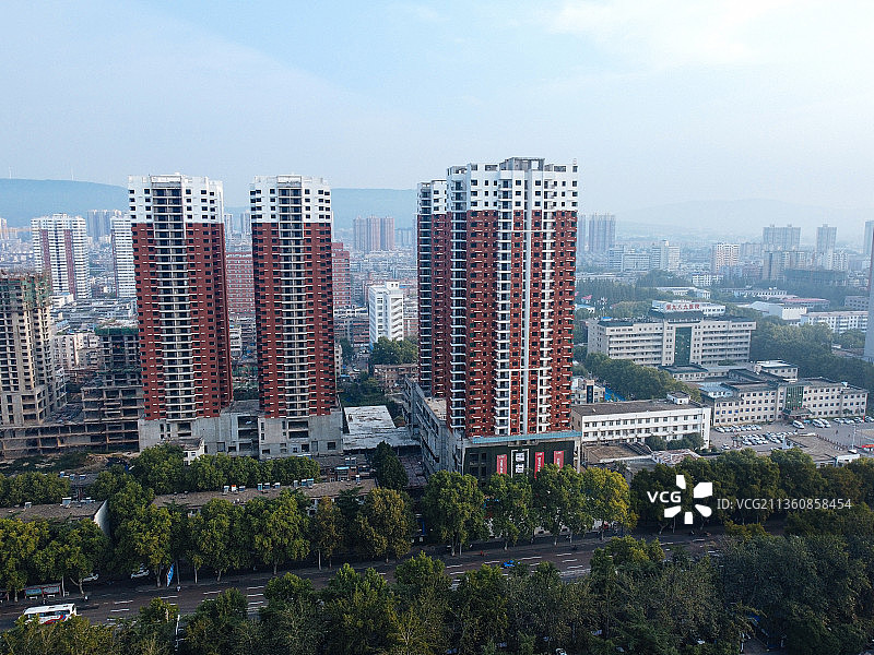 平顶山 卫东区 建设路 人民商场 万达广场 中心医院图片素材