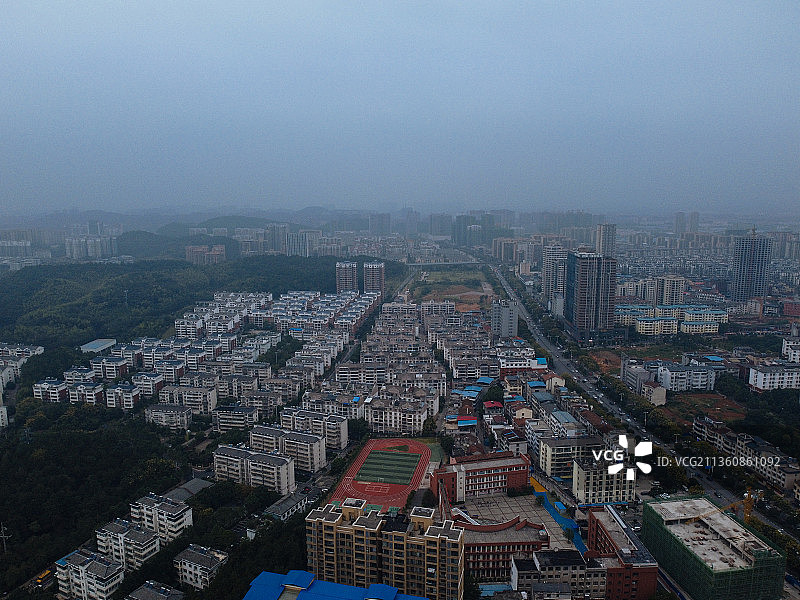 咸宁市 咸安区 咸宁大道 人民广场 十六潭公园 咸宁美术馆图片素材