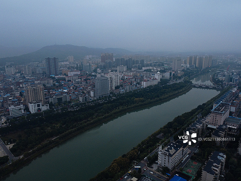 咸宁市 咸安区 咸宁大道 人民广场 十六潭公园 咸宁美术馆图片素材