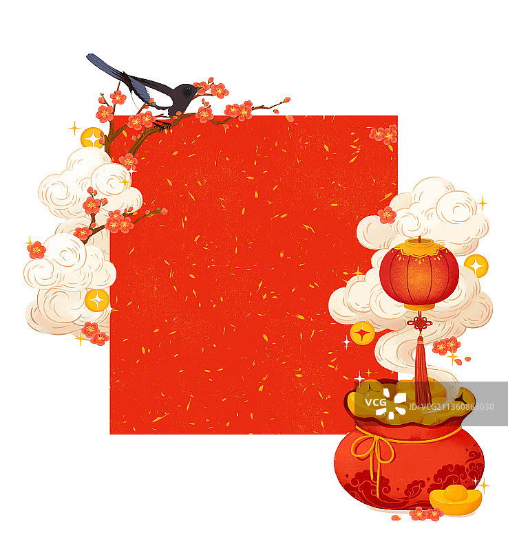 新年福报图片素材