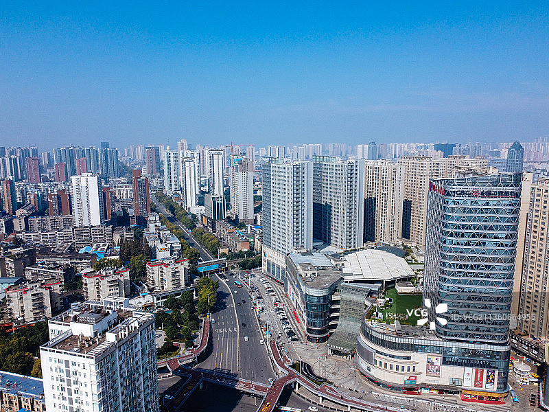 襄阳市 樊城区 长征路 人民广场 人民公园 大庆路图片素材