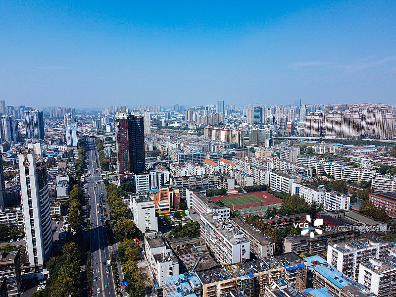 襄阳市 樊城区 中原路 前进路 新华公园 中心医院图片素材