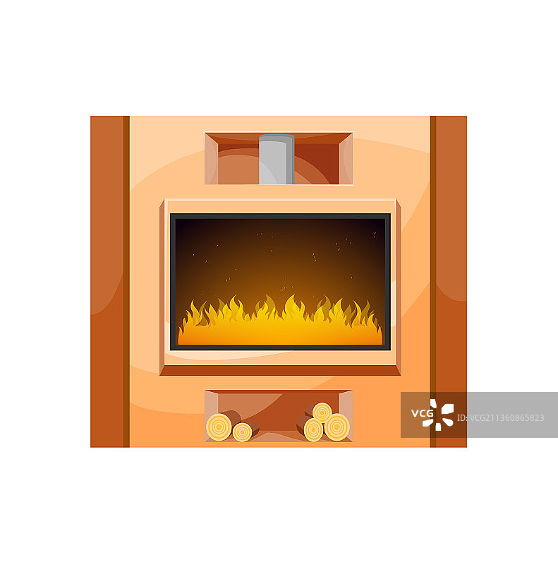 现代家居室内玻璃壁炉图片素材