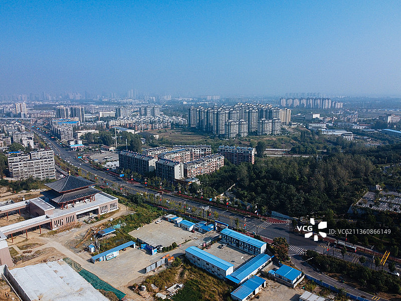 襄阳市 襄城区 向阳路 岘山路  中国唐城 襄阳博物馆 岘首图片素材