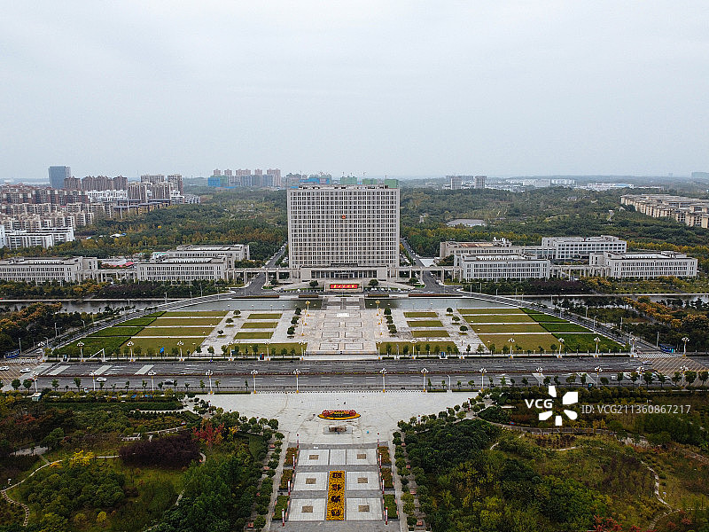 信阳市 平桥区 新七大道 百花会展 百花园 信阳市博物馆 百图片素材