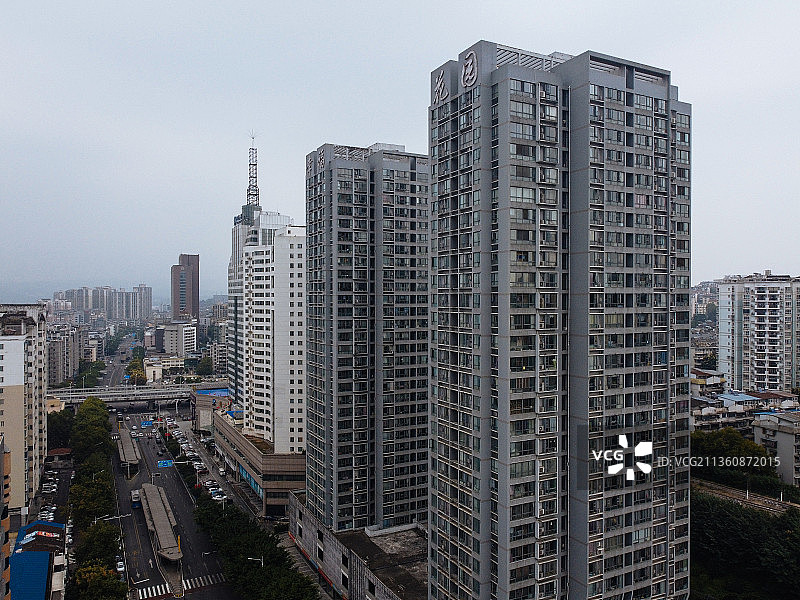 宜昌市 西陵区 东山大道 夷陵广场 东山公园 西陵后路图片素材