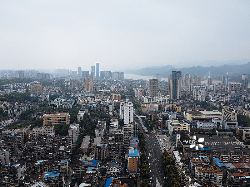 宜昌市 西陵区 东山大道 夷陵广场 东山公园 西陵后路图片素材