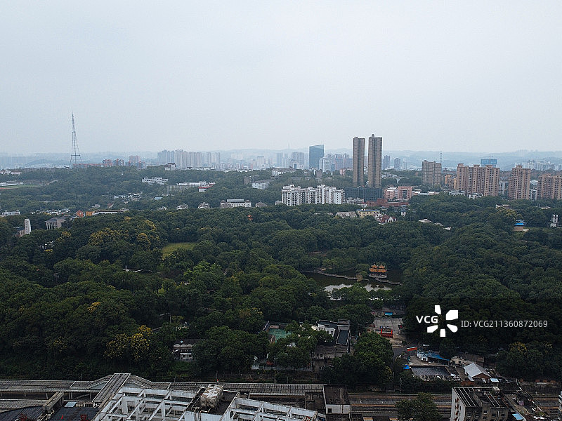 宜昌市 西陵区 东山大道 夷陵广场 东山公园 西陵后路图片素材