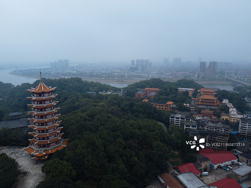 益阳市 赫山区 会龙公园 幸福塔 会龙路 白鹿寺 金山北路图片素材