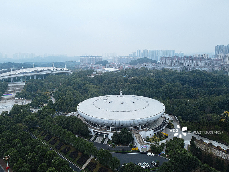 益阳市 赫山区 康复南路 梓山西路 大剧院 奥林匹克公园 博图片素材