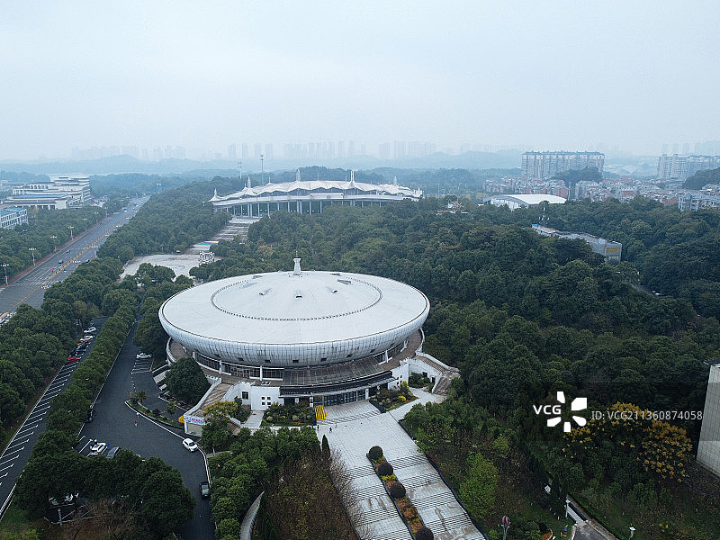 益阳市 赫山区 康复南路 梓山西路 大剧院 奥林匹克公园 博图片素材