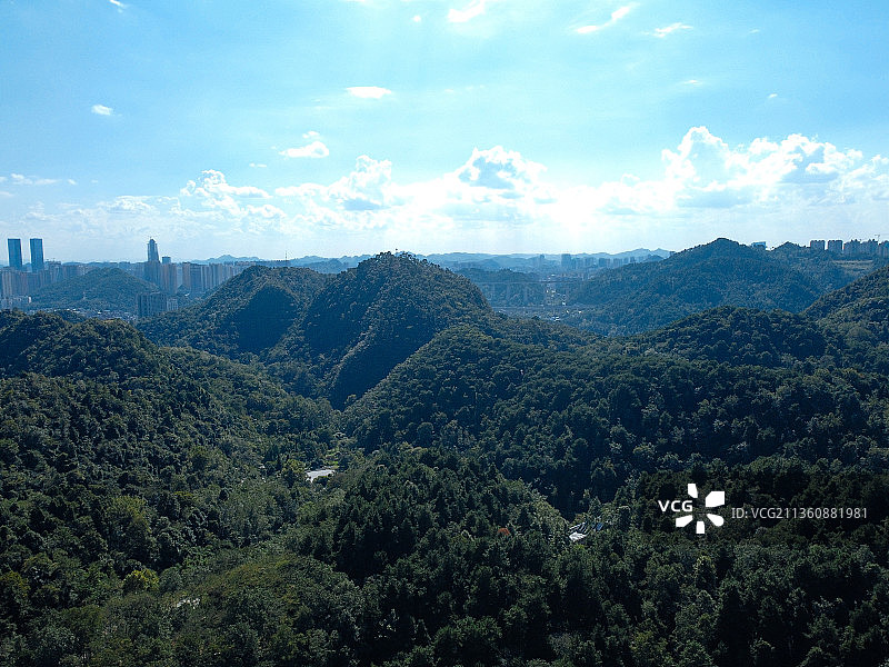 贵阳 云岩区 人民大道 八鸽岩 贵旅大厦 国际会议中心 图书图片素材