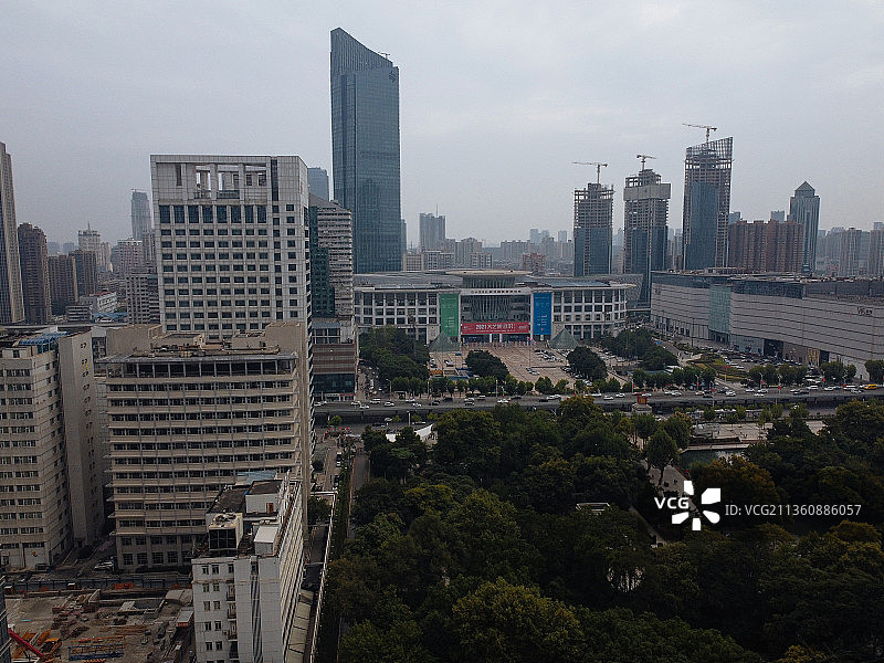 武汉 汉江区 解放大道 新华路  中山公园 新华路体育场 协图片素材