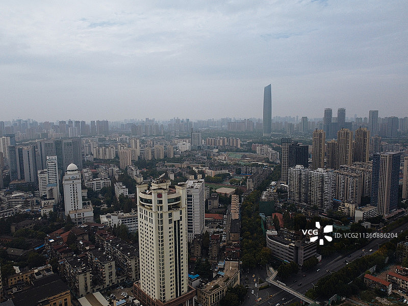 武汉 汉江区 解放大道 新华路  中山公园 新华路体育场 协图片素材