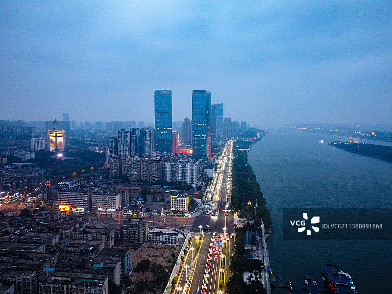 长沙市 芙蓉区  五一大道   明珠大厦  湘江中路 五一大图片素材