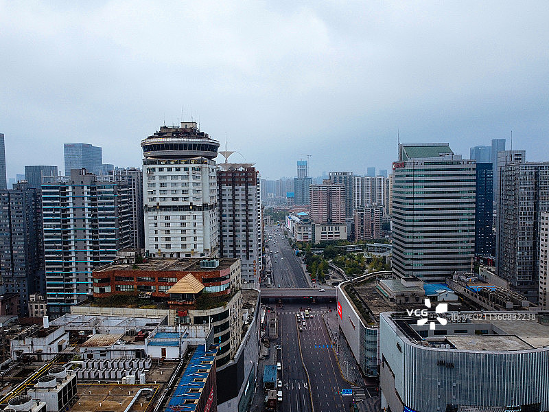 长沙市 芙蓉区 解放西路  五一大道 五一广场 黄兴中路 黄图片素材
