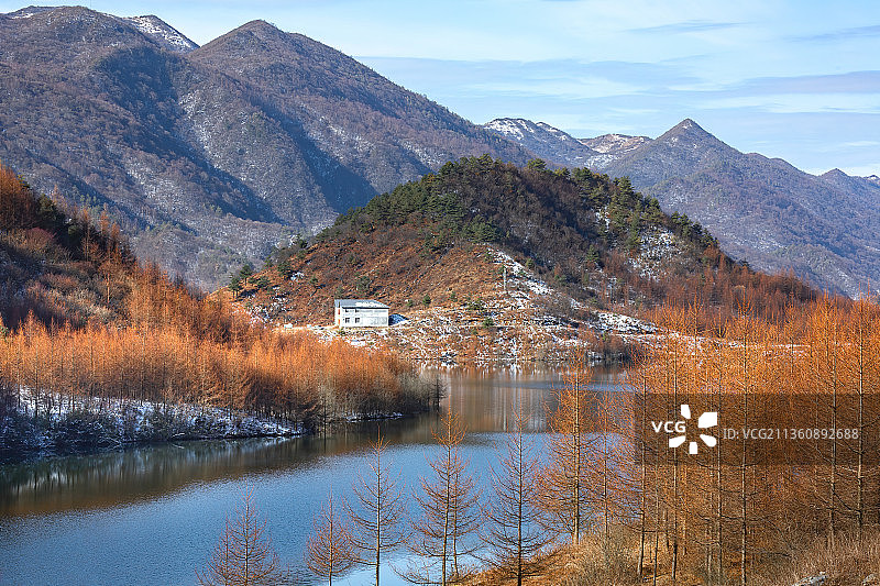 重庆巫溪县红池坝风景区秋色图片素材