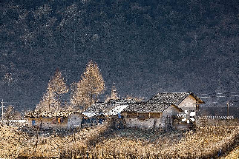重庆巫溪县红池坝风景区秋色图片素材
