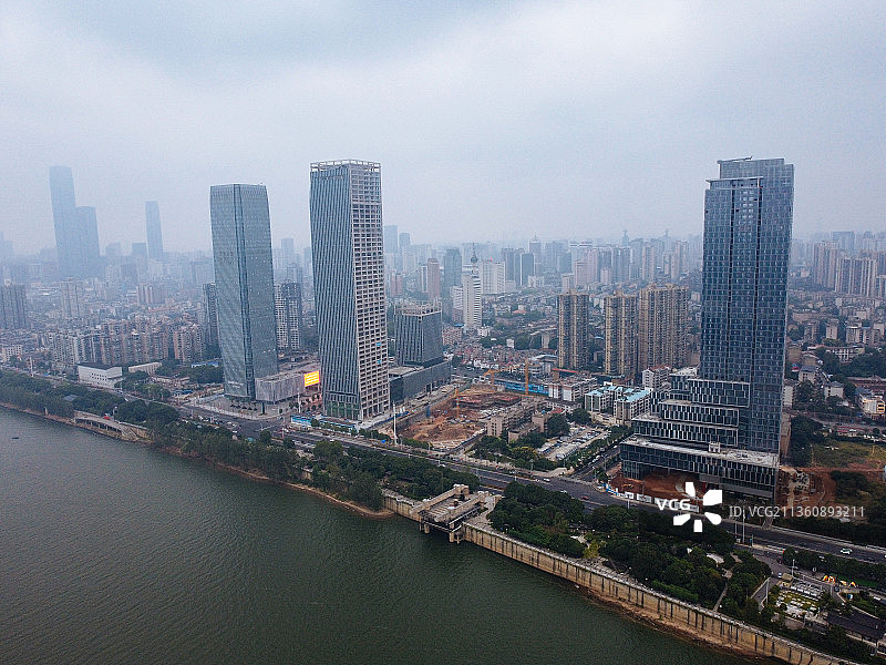 长沙市 天心区 灵官渡 湘江中路 天心公园 芙蓉中路图片素材