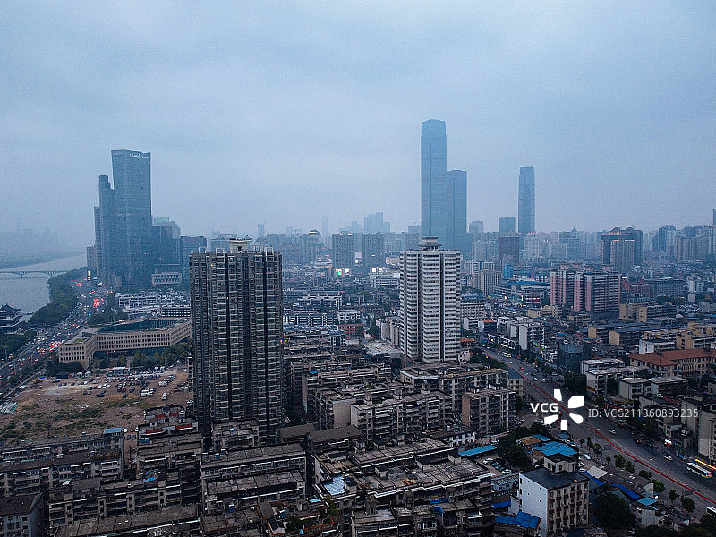 长沙市 天心区 灵官渡 湘江中路 天心公园 芙蓉中路图片素材