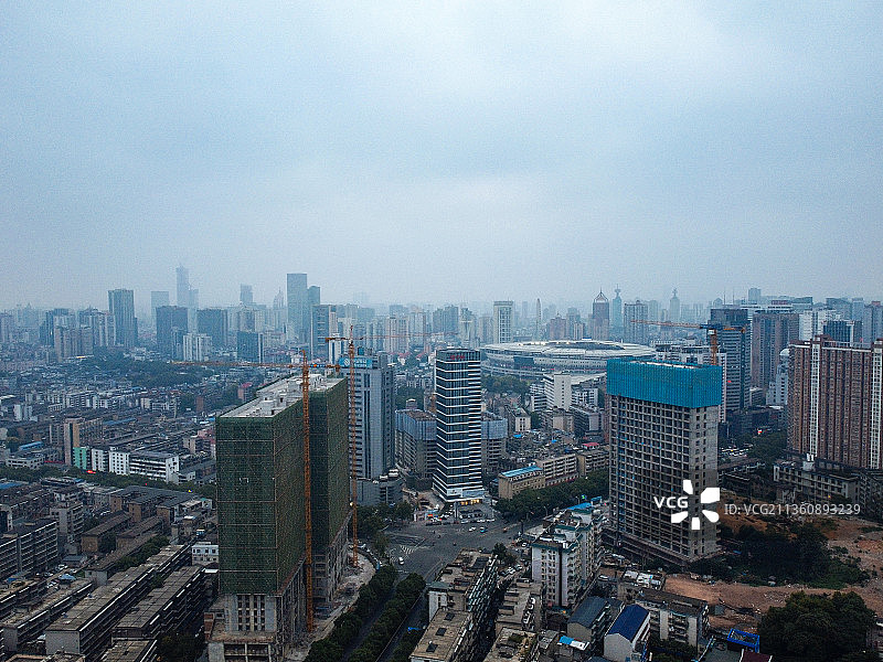 长沙市 天心区 灵官渡 湘江中路 天心公园 芙蓉中路图片素材
