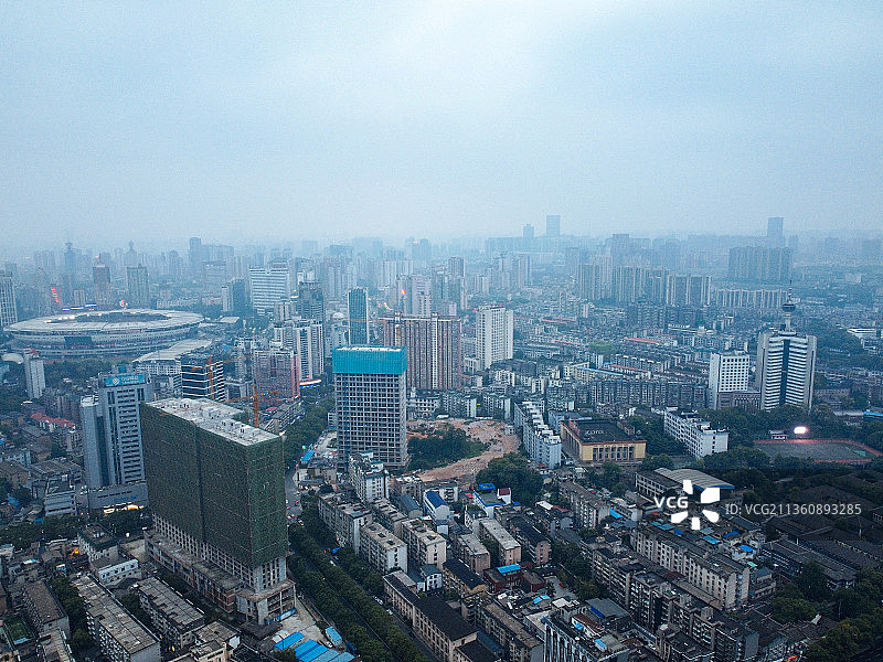 长沙市 天心区 灵官渡 湘江中路 天心公园 芙蓉中路图片素材