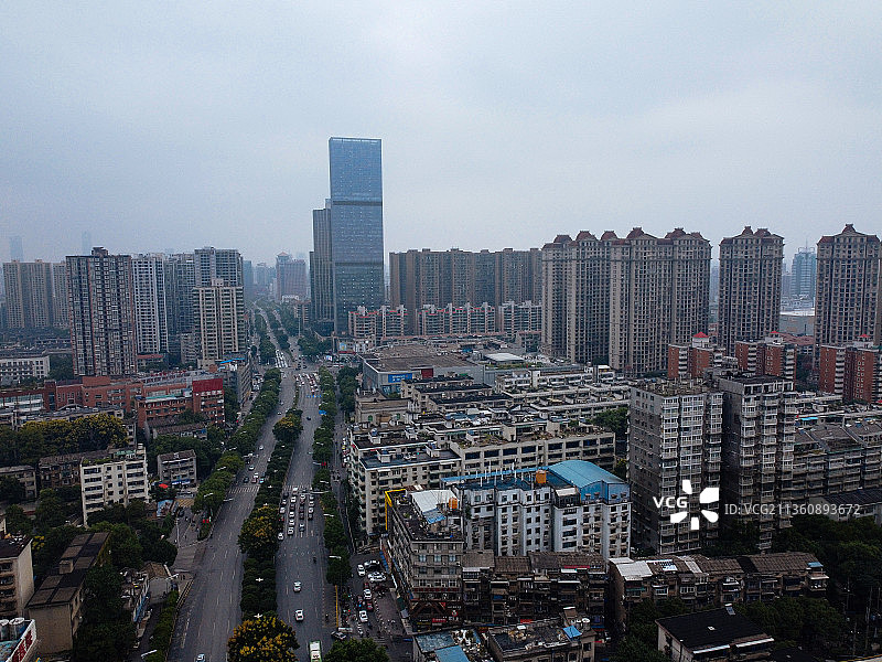 长沙市 雨花区 韶山中路 顺天国际金融中心 砂子塘路 雨花亭图片素材