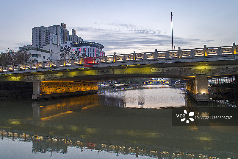 江苏省淮安市里运河文化长廊图片素材