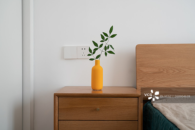 室内空间床头柜家居软装图片素材