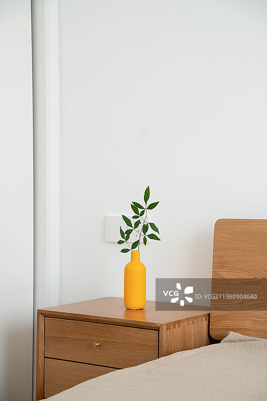 室内空间床头柜家居软装图片素材