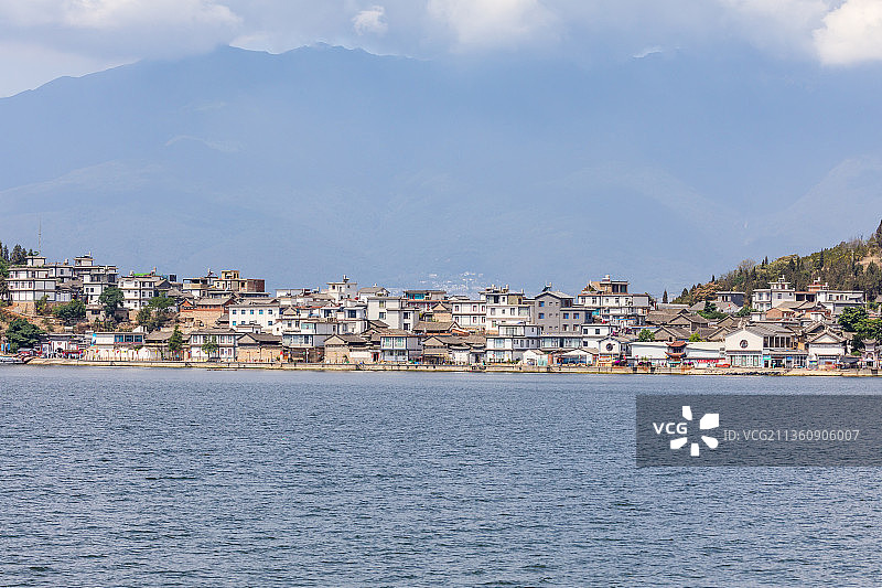 云南大理洱海风光图片素材