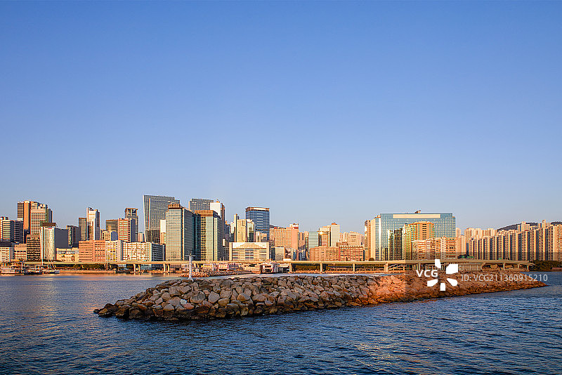 观塘 海滨 启德机场 海滨花园 避风港图片素材