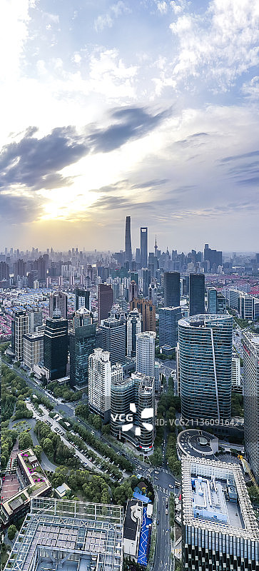 上海科技馆城市风光图片素材