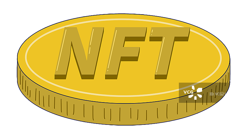 元素：NFT金币图片素材
