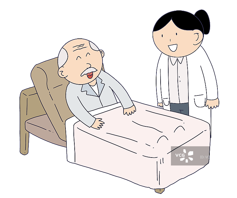 元素：医生照顾病人图片素材