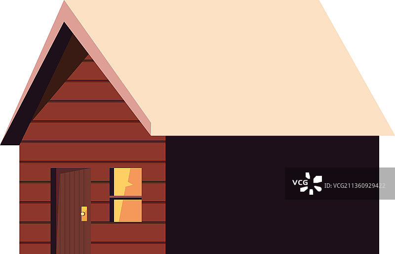 木制小屋图标图片素材