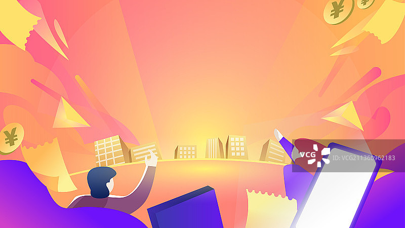 双十二12.12促销活动主题矢量插画背景图片素材