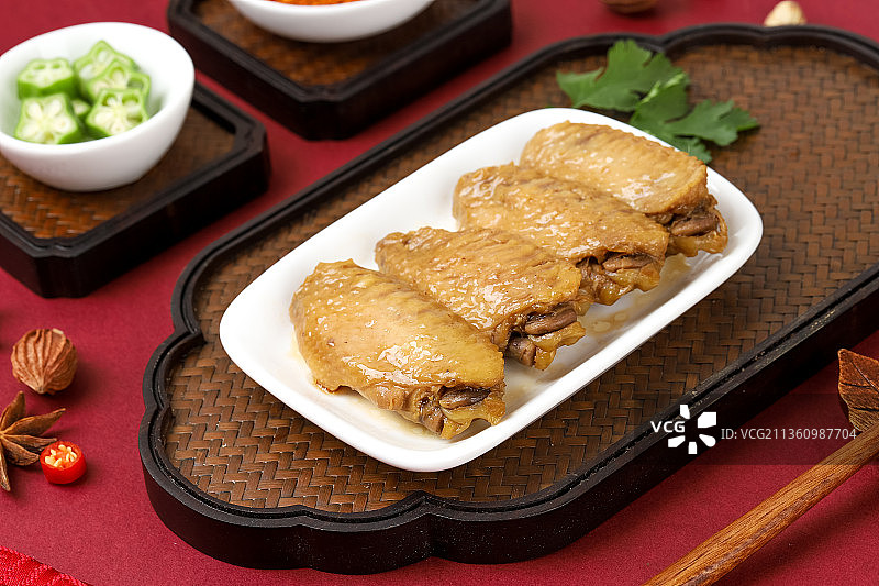 中餐卤肉盖饭 小吃图片素材