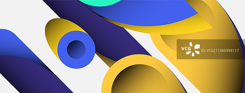 抽象背景最小几何圆和图片素材