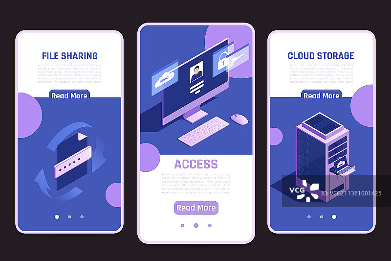 云技术2.5D素材图片素材