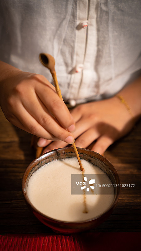 茶文化点茶图片素材