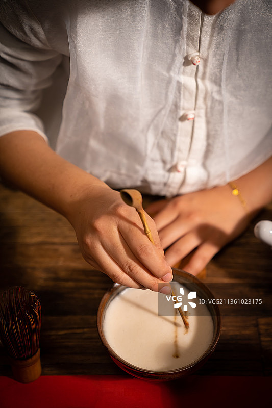 茶文化点茶图片素材