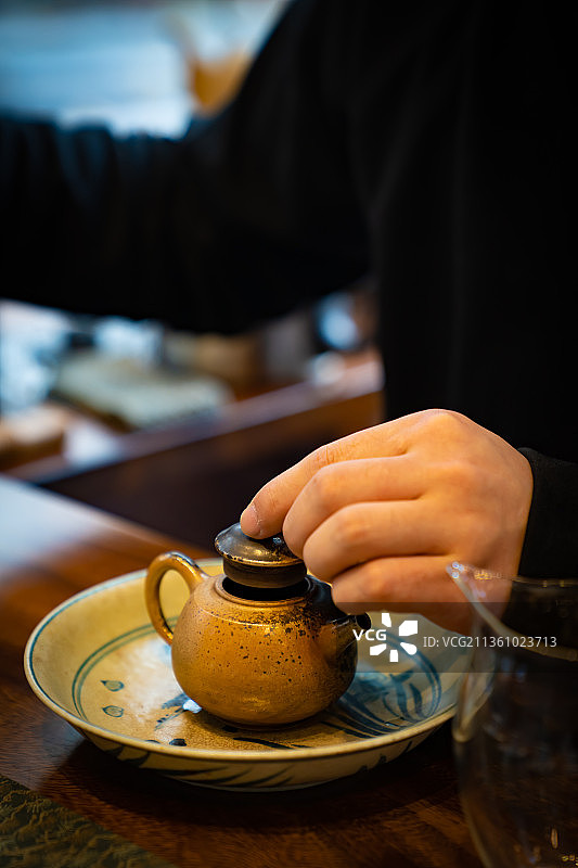 冬日泡茶图片素材