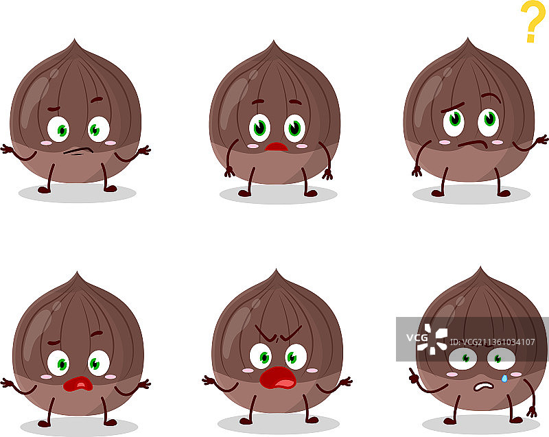 板栗卡通人物图片素材