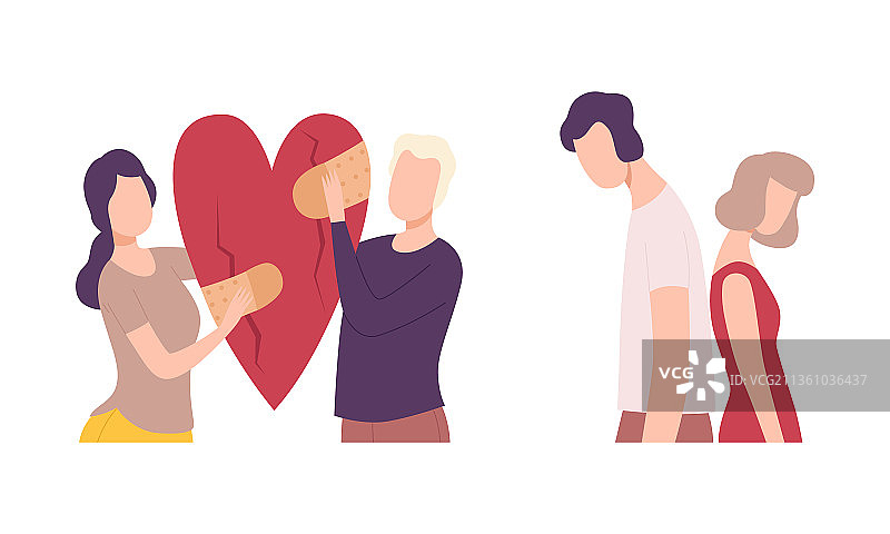 情侣努力守护爱情图片素材