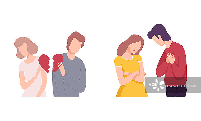 情侣努力守护爱情图片素材