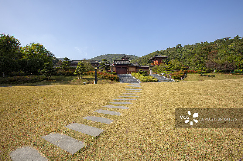 中国郊野园林第一家：习家池风景区自然风光图片素材