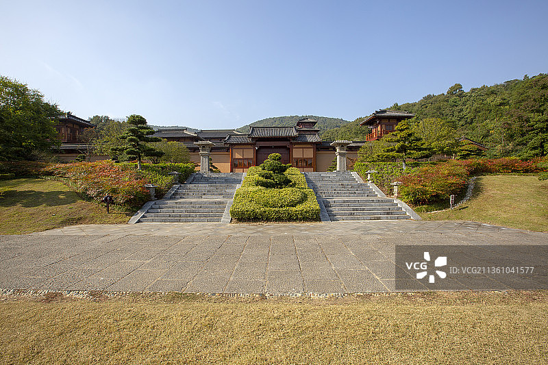 中国郊野园林第一家：习家池风景区自然风光图片素材