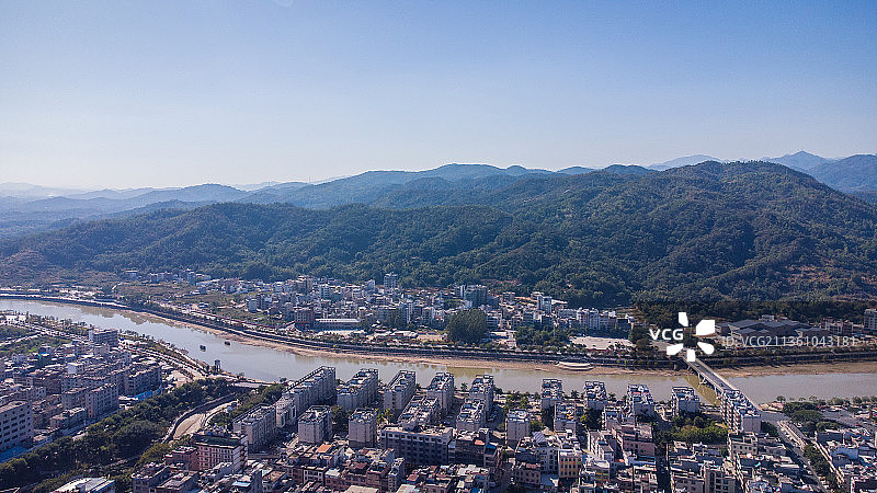 广东省汕尾市陆河县航拍图片图片素材
