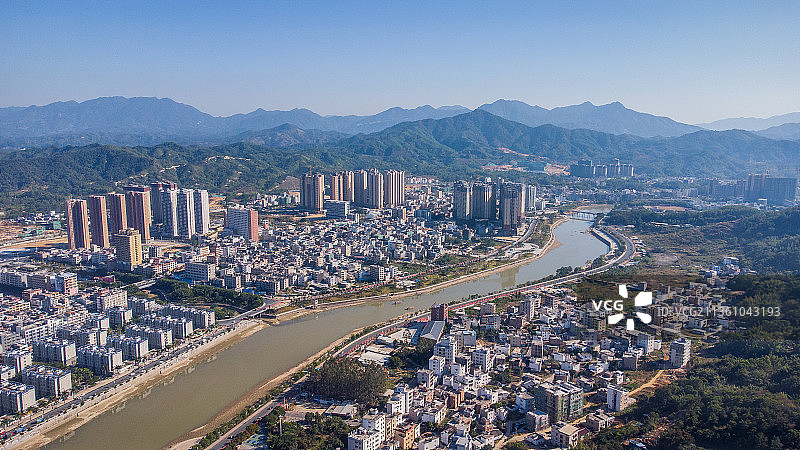 广东省汕尾市陆河县航拍图片图片素材